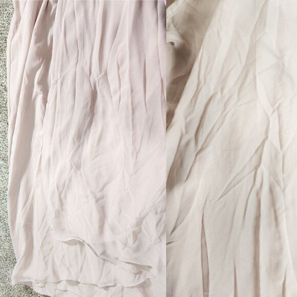 Monique Lhuillier Off the Shoulder Chiffon Gown Size 0 Style 450384 - Picture 15 of 16